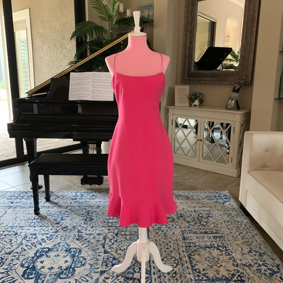 likely pink dress